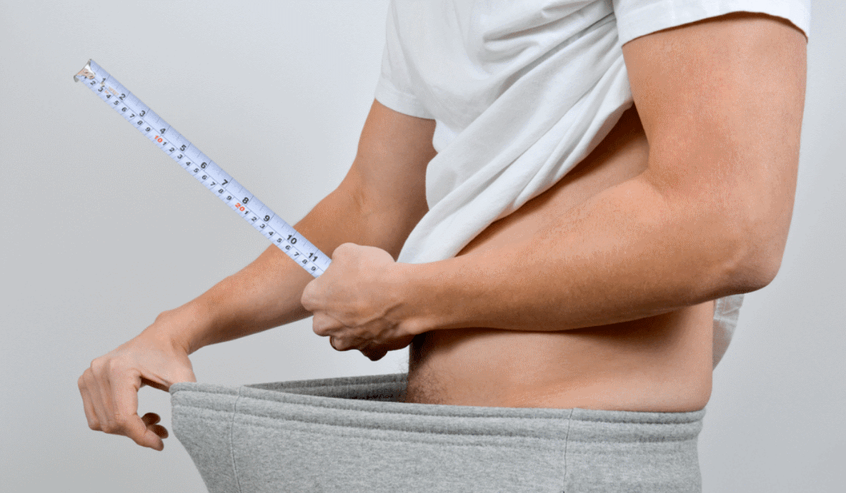 měření penisu centimetrem